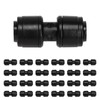 MIXC 20 Pack 1/4" Drip Irrigation Coupling Connectors, Quick Connect