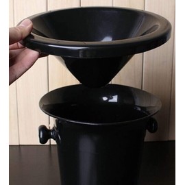 Easycomf Wine Spittoon Plastic Spittoon Reusable Wine Tasting Spittoon Spill Proof Cuspidor Cup Bucket