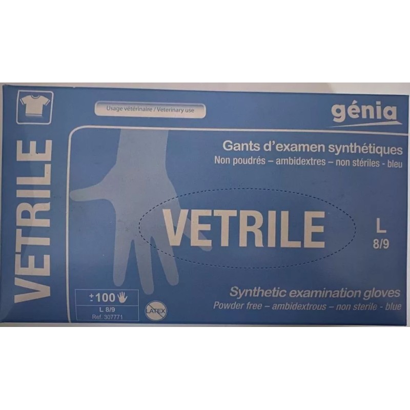 Vetrile Guantes De Examen Sintéticos, Sin Polvo, No Estériles C