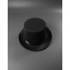 Bonete de Fieltro Negro para Adultos – Sombrero Catrín de