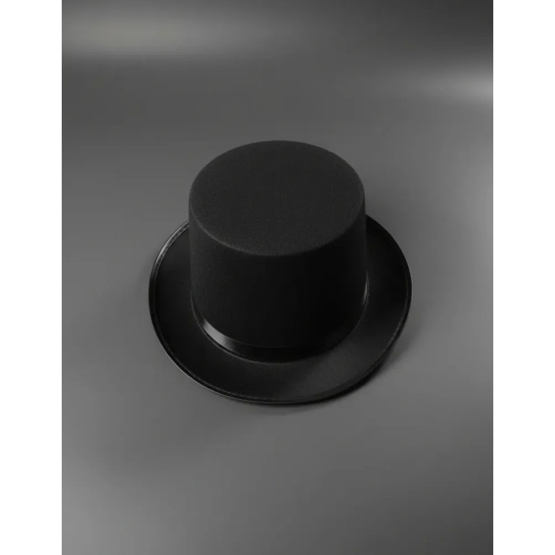 Bonete de Fieltro Negro para Adultos – Sombrero Catrín de
