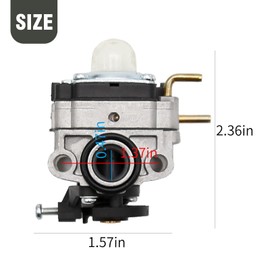 Anxingo 753-06220 753-06220A Carburetor for Troy Bilt TB146EC TB525EC TB575EC TB590EC String Trimmer MP429 BC509 Yard Machines Y4700EC Y4800EC
