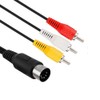RUITROLIKER Compatible for 1.8M/6FT AV Audio Video Composite TV Cable
