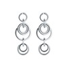 Ted Baker Huliet Multi Hoop Drop Earrings For Women (Silver)