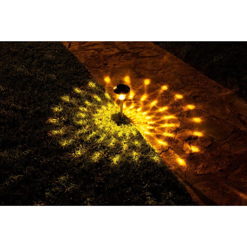 BLACK+DECKER Solar-Powered Outdoor Path Light - 8 Pack (BDSLPT8P)