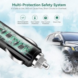 FITE ON Replacement for Snailax Car Adapter, 12v Car Adapter Compatible with All Snailax Back Massage Chair Car Charger Adapter