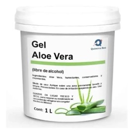 Química Rex Gel Aloe Vera 1kg Hipoalergénico Libre Parabenos Piel Sensible