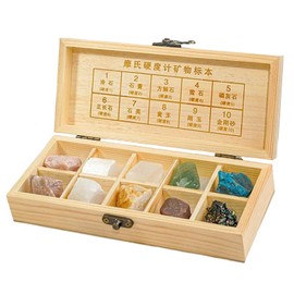 Oshhni Rock Mineral Collection Geology Science Toys, Home Decoration,Portable Education Science Kits for Kids for Adults Boys Girls