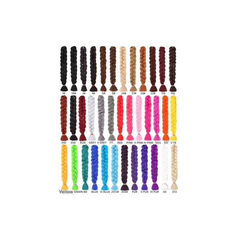 X-pression Ultra Braiding Hair - Original Kanekalon, All Shade Available