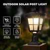 Kemeco ST4311AQ LED Cast Aluminum Solar Post Light Fixture with