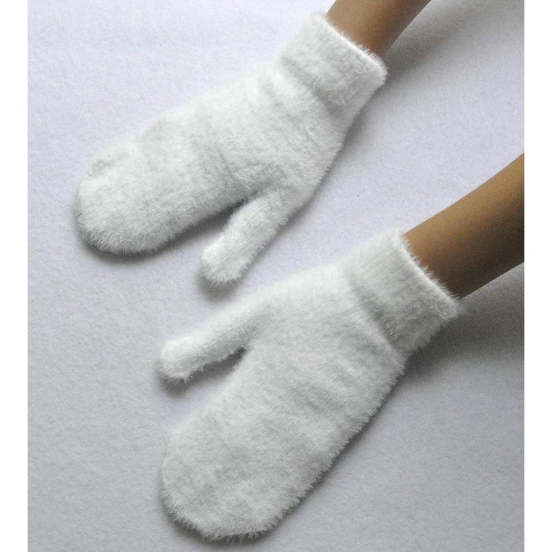 BaiX Women and Men's Cozy Winter Knitted Mittens Warm Fingerless