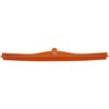Vikan 71607 Rubber Polypropylene Frame Single Blade Squeegee, 24", Orange