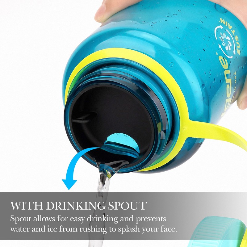 Linkidea 4 Pack Water Bottle Silicone Splashguard Compatible with Nalgene