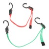 CHILDWEET 2 Pcs Flat Bungee Cords with Hooks High Elasticity