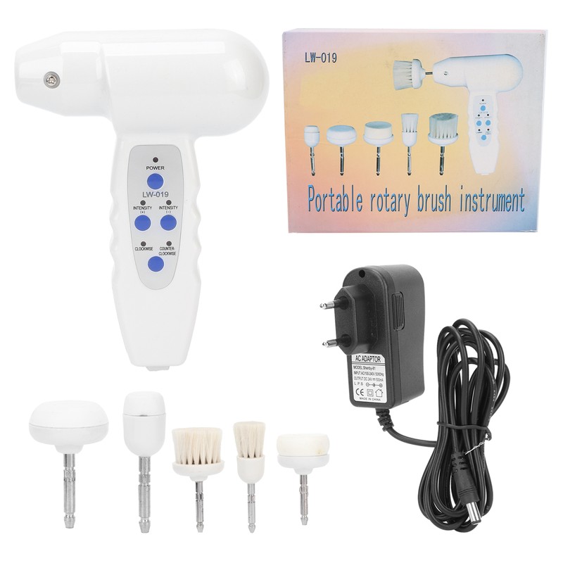 Electric Facial Cleansing Brush Plastic Rotary Exfoliating Brush Rechargeable Face