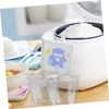 BIUDECO 5pcs Small Plastic Measuring Cups for Rice Scaled Kitchen