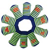 10 Pack Golf Iron Headcovers Stripe Pattern with Iron Headcovers
