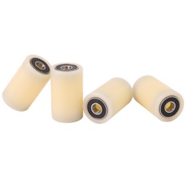 4 Pieces Nylon Rollers 30 mm diameter 50 mm wide 8 mm bearing Precisely Machined in the EU(30-50-8)