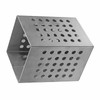 Kitchen Utensil Holder Stainless Steel Square Cutlery Drainer Countertop Utensil