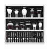 Kit 30 Pcs Para Maquillaje Profesional Color Negro