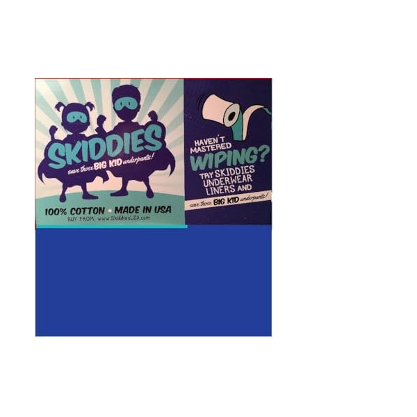 SKIDDIES UNDERWEAR LINERS (50 PACK) White