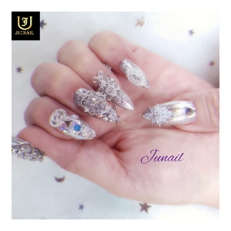 ❗Limited❗⚜Renaissance Handmade Nail Tips - Long Round / ❗한정❗⚜르네상스 수제네일팁