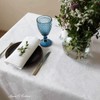 Linen & Cotton 4 x Jacquard Damask Fabric Napkins /