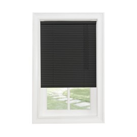 Sunshine Cordless 1" Light Filtering Mini Blind 23x72 - Black