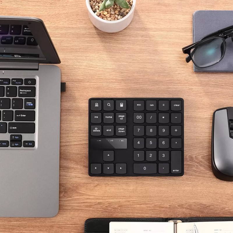 Jeswo Teclado Numérico Inalámbrico 35 Teclas Con Adaptador 2.4g