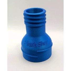 Triton Tra001 router dust port to 2 1/2" hose screw on vacuum adapter