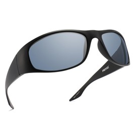 PRIVEL XXL Size Extra Large 150MM Wrap Around Sport Polarized Sunglasses for Big Wide Heads Men TR90 Running Cycling Glasses (PMX011P-2)