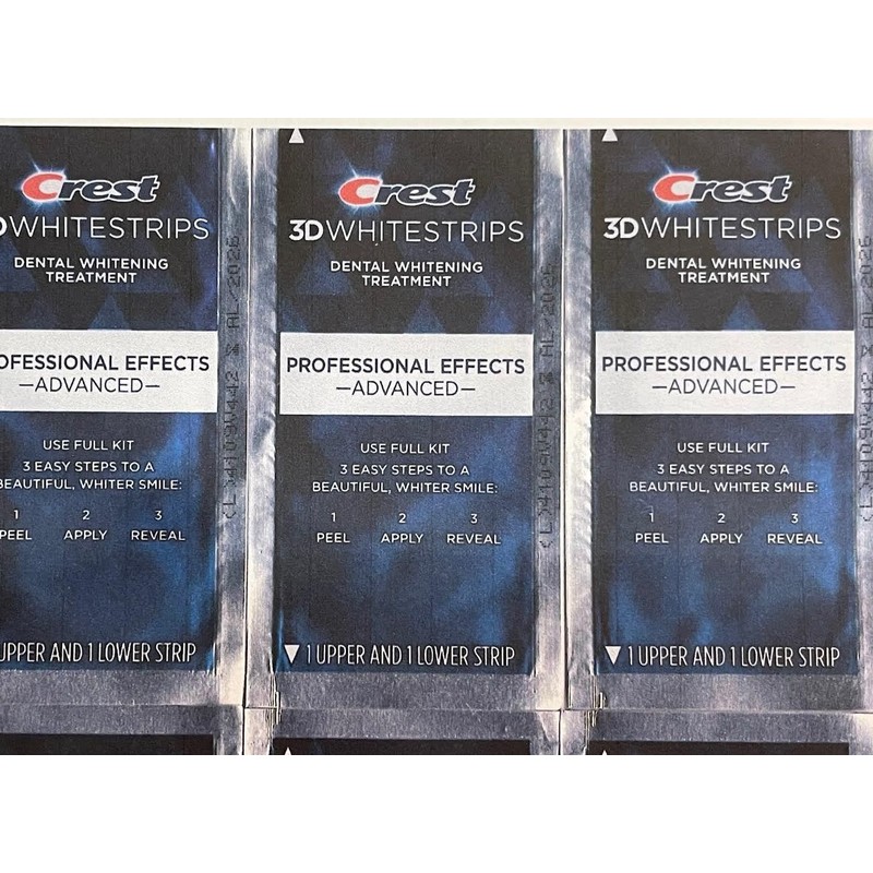 Crest NEW CREST ADVANCED PROFESSIONAL EFFECTS Whitestrips 10 Pouches /