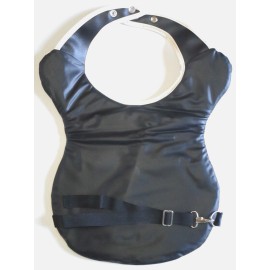 Dorcy Cycle Corp. NOS Vintage 1970's Black Motocross Chest Protector - Motorcycle MX AHRMA - Youth