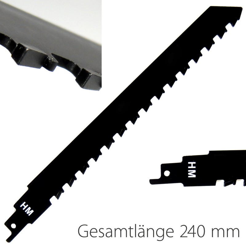HM Reciprocating Saw Blade for Sawing in Ytong Stones, Aerated