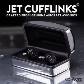 Concord Aerospace JET CUFFLINKS ® | Handcrafted Aviation cuff-link from Retired Aircraft.