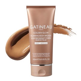 GATINEAU Golden Glow Blurring Body Bronze + Reusable Mitt Bundle 150ml Light/Medium