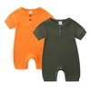 Baby Boy Clothes 0-3 Months 2 Pack Short Sleeve Snap