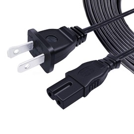 8ft 2 Prong Power Cord Replacement for Vizio TV E M Series M558-g1 M658-G1 E43-C2 E40-C2 E50-C1 E390-A1 E291-A1 E231-B1 E241i-A1 Power Cord AC Cable