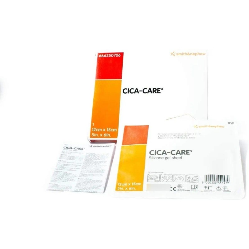 Cica-care Lámina Adhesiva De Gel De Silicona (12cm X 15cm)