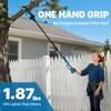 Jovant 6 Inch Electric Pole Saws for Tree Trimming, 2-in-1