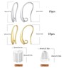 14K Gold Plated and Silver Earring Hooks, 230PCS Earring Findings