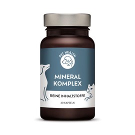 Minerals and Trace Elements for Dogs and Cats - All Essential Minerals and Trace Elements - Sea Water Concentrate (Aquamin® Mg), Algae Concentrate (Aquamin®), Magnesium, Calcium and More