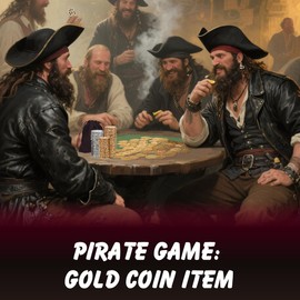 Large Metal Pirate Coins –Gold Treasure Coin Set, Metal Replica Spanish Doubloons for Board Games, Tokens, Toys, Cosplay – Realistic Money Imitation for Treasure Chest (Gold and Silver 102 PCS)