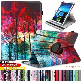 UC-Express Tablet Protective Case - Compatible with All 10-10.1-10.2-10.3-10.4-10.5-10.6-10.8-10.9-11 Inch Devices - 360 Degree Case for Tablets - Ultra Thin Tablet Case - Tablet Case