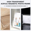 Eyaeyao Acrylic Picture Frames 2 Pack, Magnetic Acrylic Frame, Two