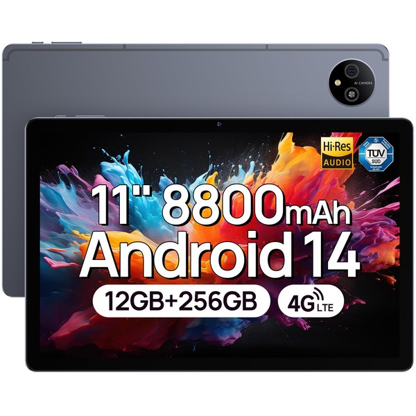 Ulefone Tab A11 Tablet, Android 14 Tablet, Up to 12GB