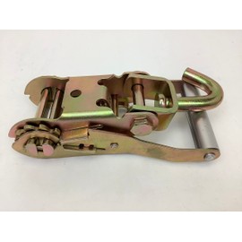 AutoHauler Supply Short Wide Ratchet Handle with Bolt-on Swivel-J Finger Hook Ratchet Strap Buckle for 2 inch Wide Straps, Wrecker, Tow Truck, Wheel Lift, Dynamic, 3,333 lb Safe WLL (6)