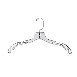 SSWBasics Clothes Hangers - Light Weight Dress Hangers - 17" - Case of 100