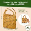 ECO CHIC Lightweight Foldable Reusable Shopping Bag Water Resistant Tote