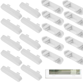UHMC 20 Pcs Weep Hole Covers, Window Drainage Cover Caps Window Sill End Caps Replacement Drainage Caps Windows Sill Cover Hole Drainage Covers for UPVC Windows(White)